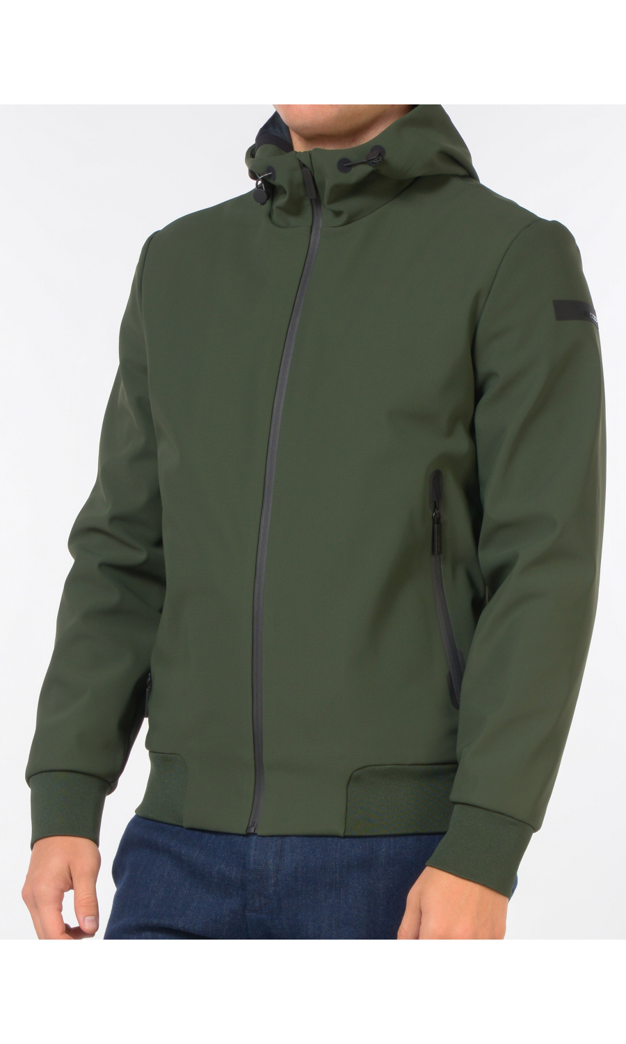 giubbino da uomo Rrd con cappuccio e logo