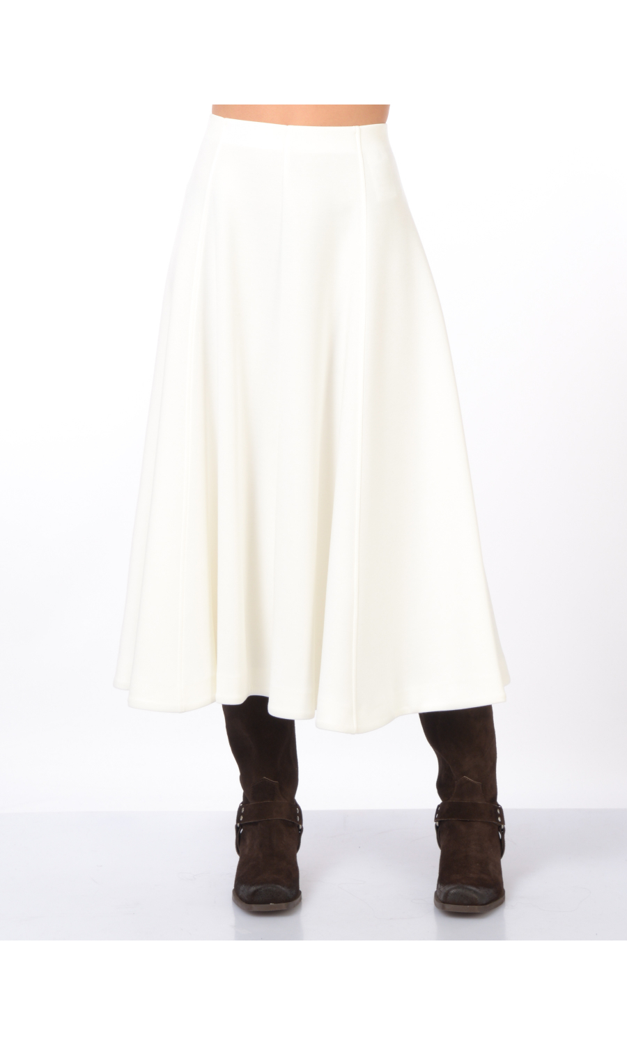 gonna lunga da donna Meimeij a ruota in jersey