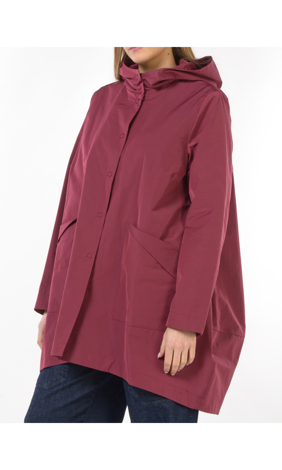 impermeabile da donna Jurere con cappuccio e tasche