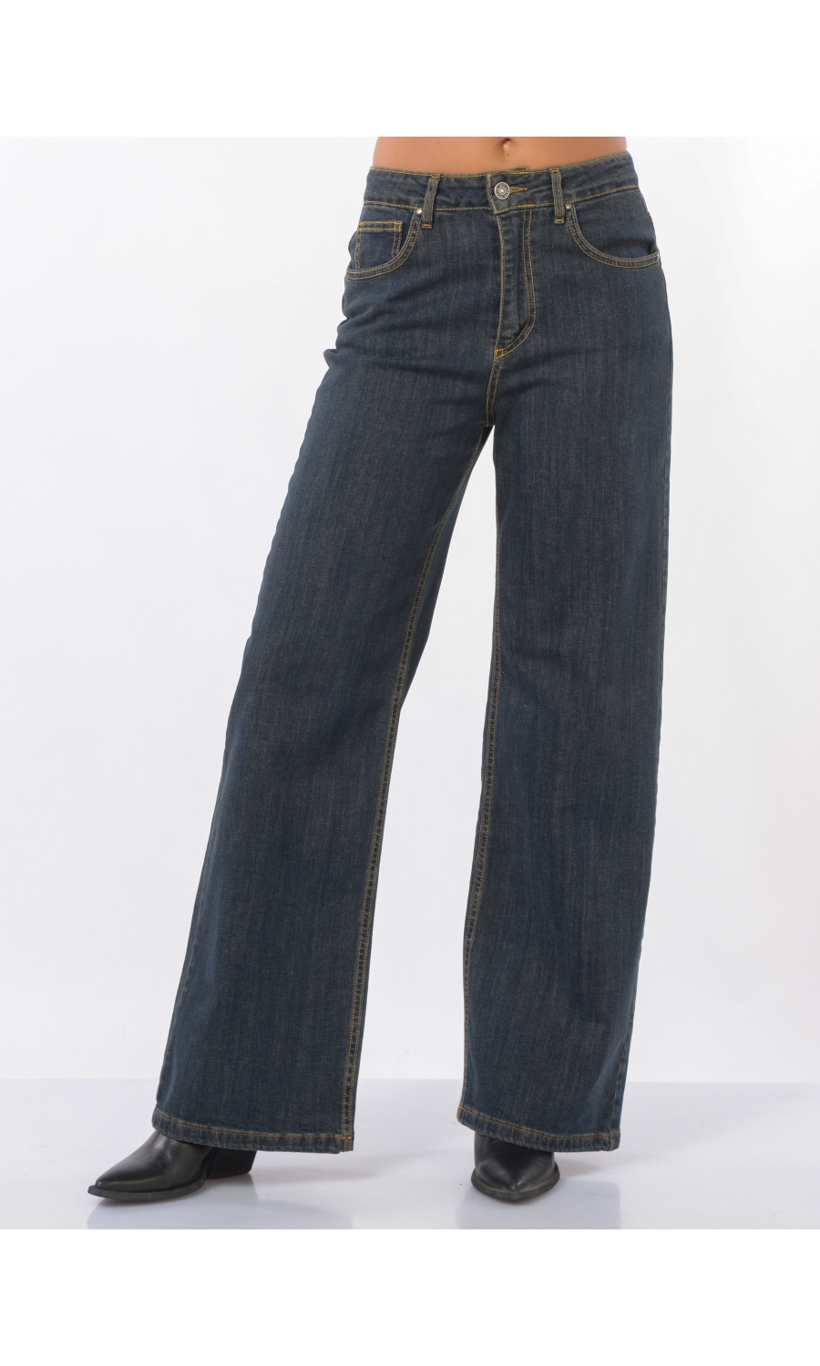 jeans da donna cinque tasche a palazzo