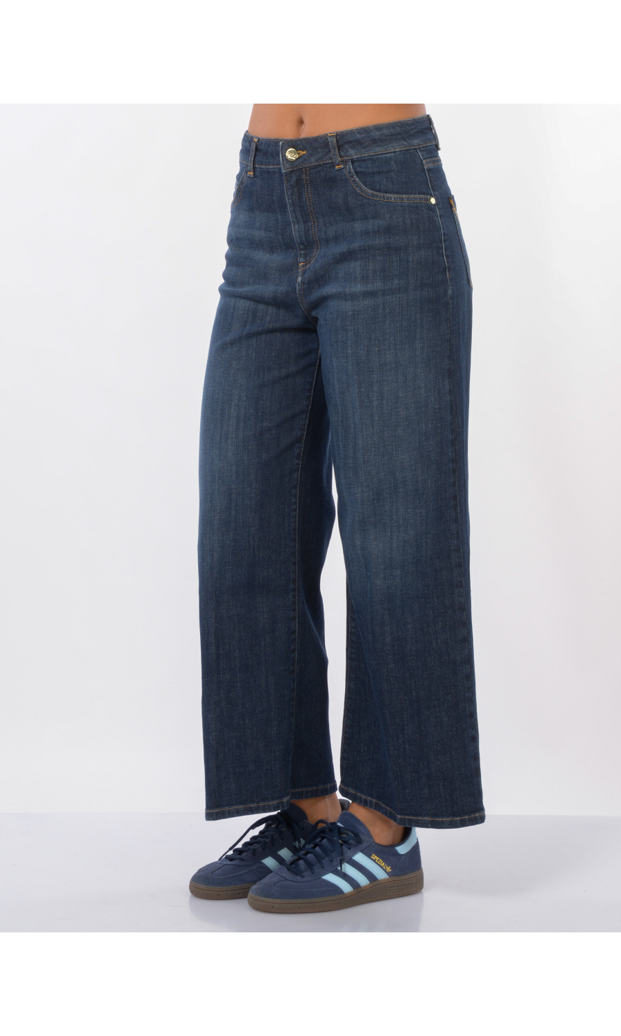 jeans da donna Kaos Jeans ampio stone washed