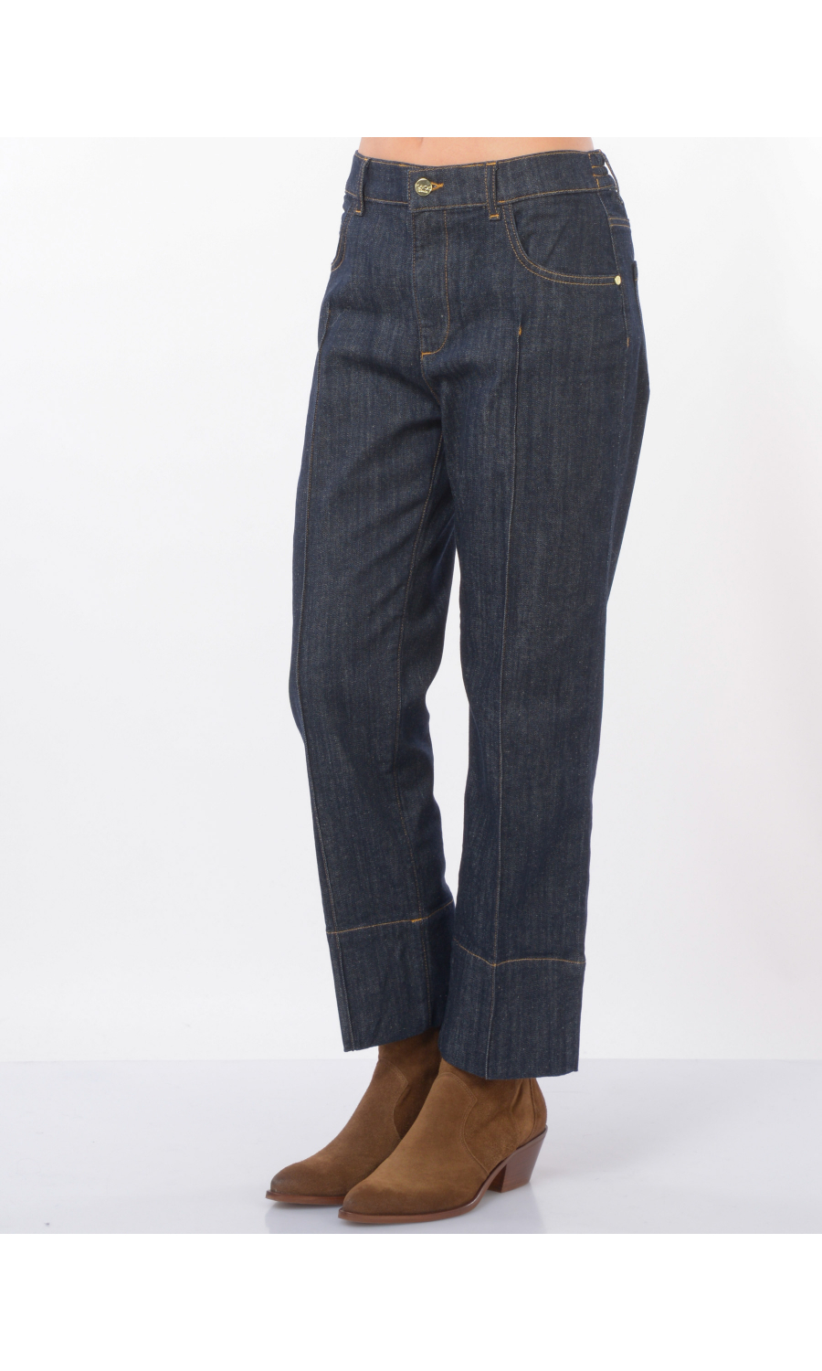 jeans da donna Kaos cinque tasche con impunture