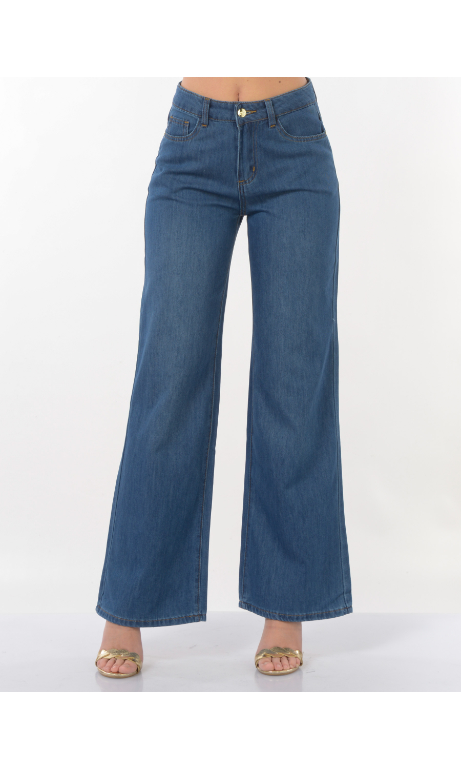 jeans da donna Kaos cinque tasche a palazzo