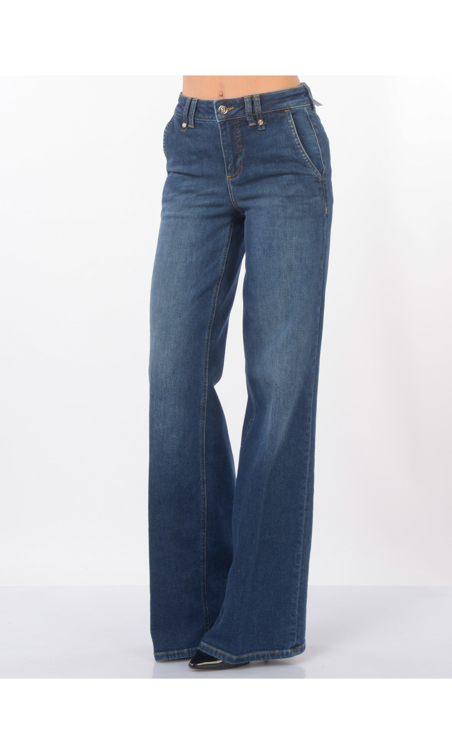 jeans da donna Liu Jo Flare French Pockets stone washed