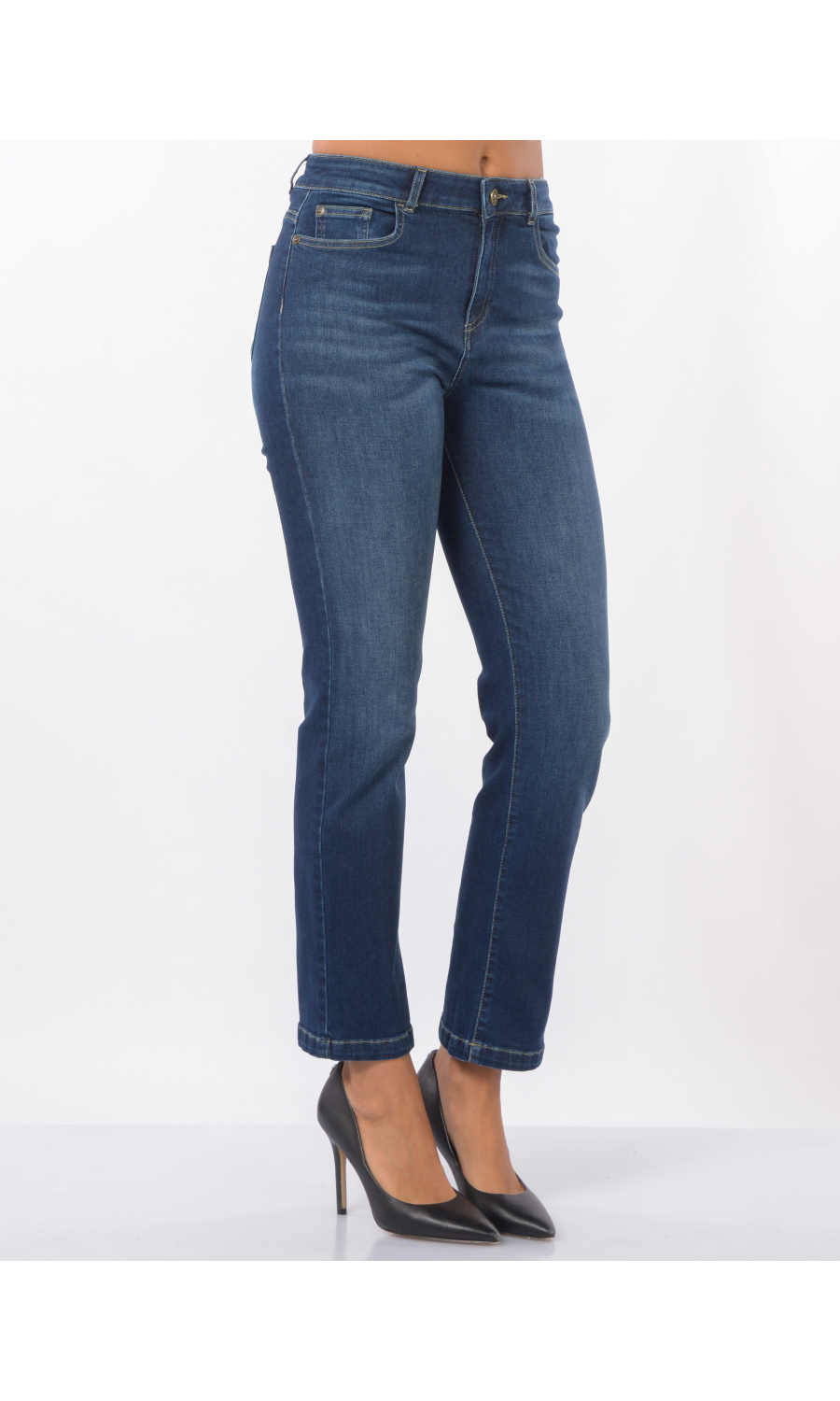 jeans da donna Nenette skinny stone washed