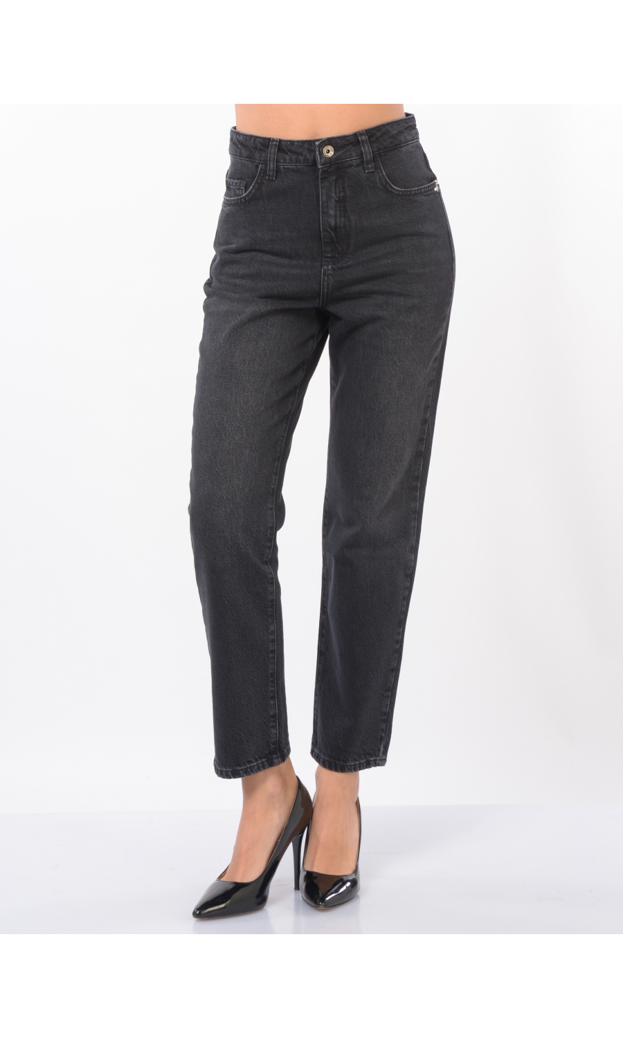 jeans da donna Patrizia Pepe mom fit lavaggio black