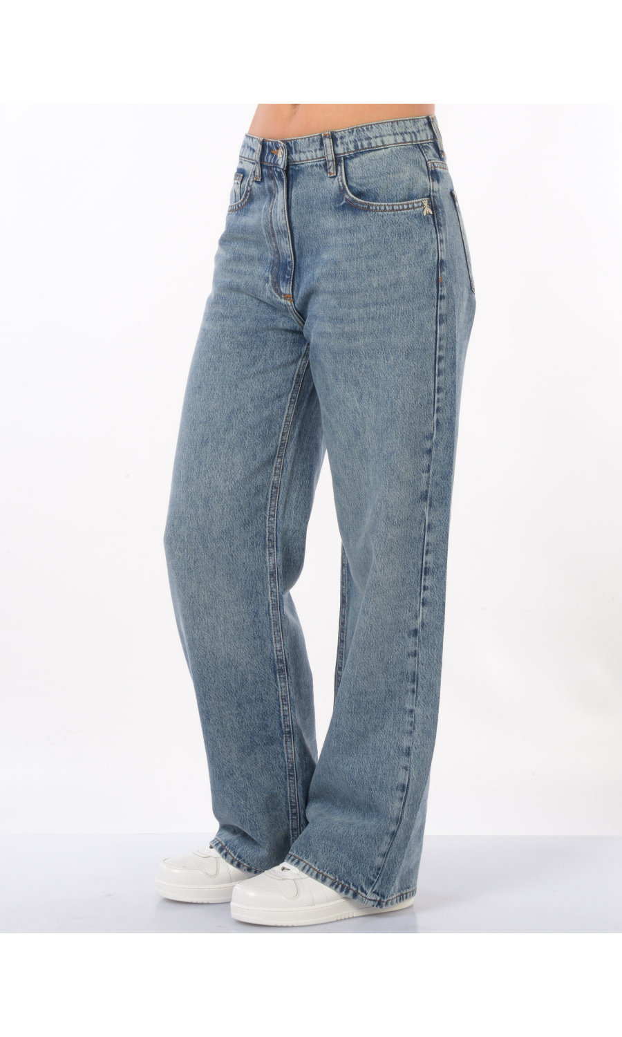 jeans da donna Patrizia Pepe ampio a vita bassa