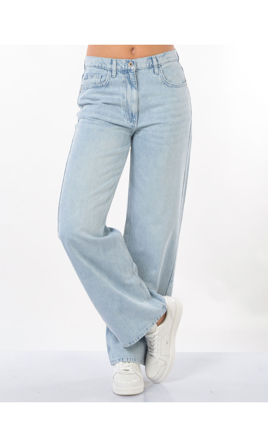 jeans da donna Patrizia Pepe ampio a vita bassa