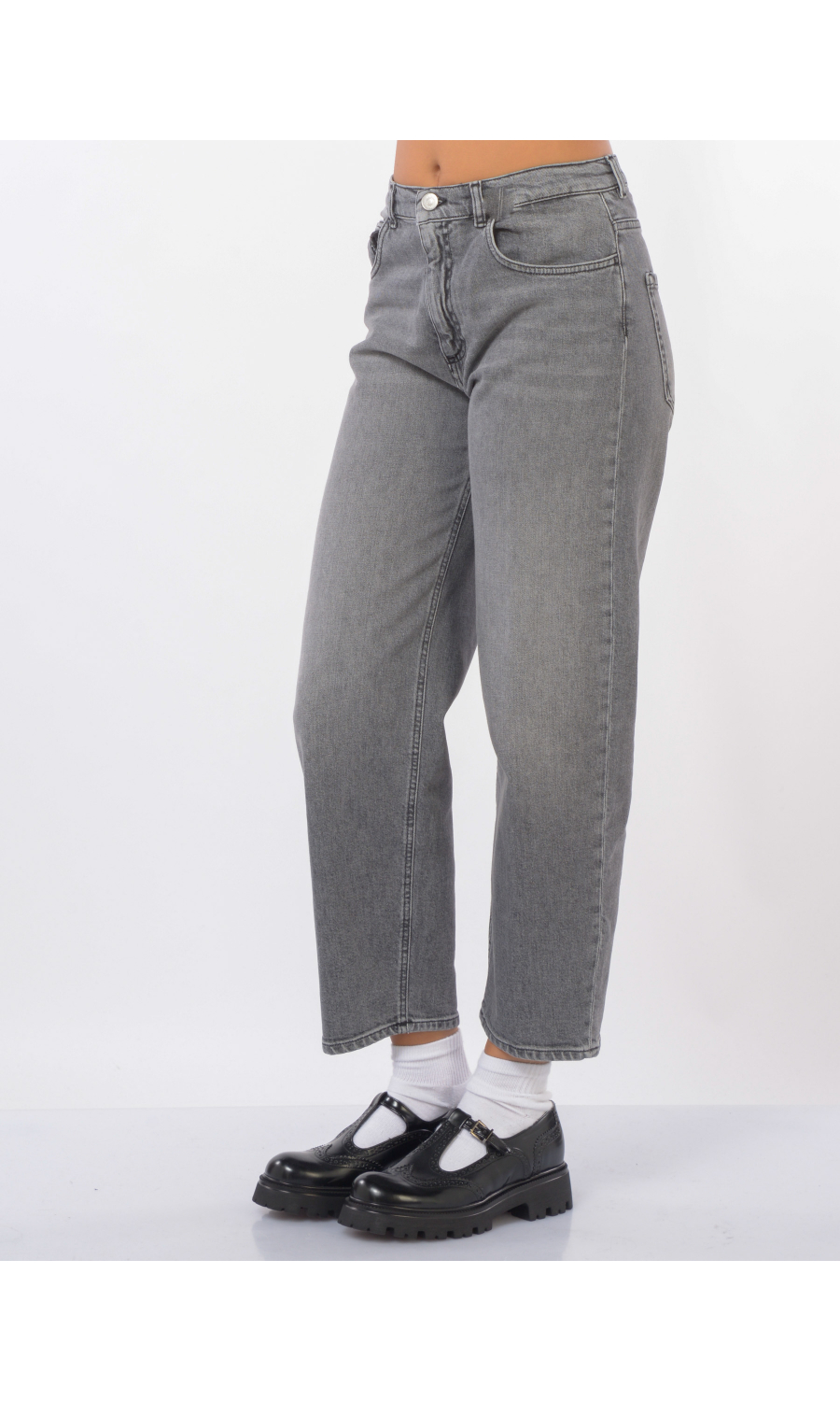 jeans da donna Seventy baggy effetto delave'