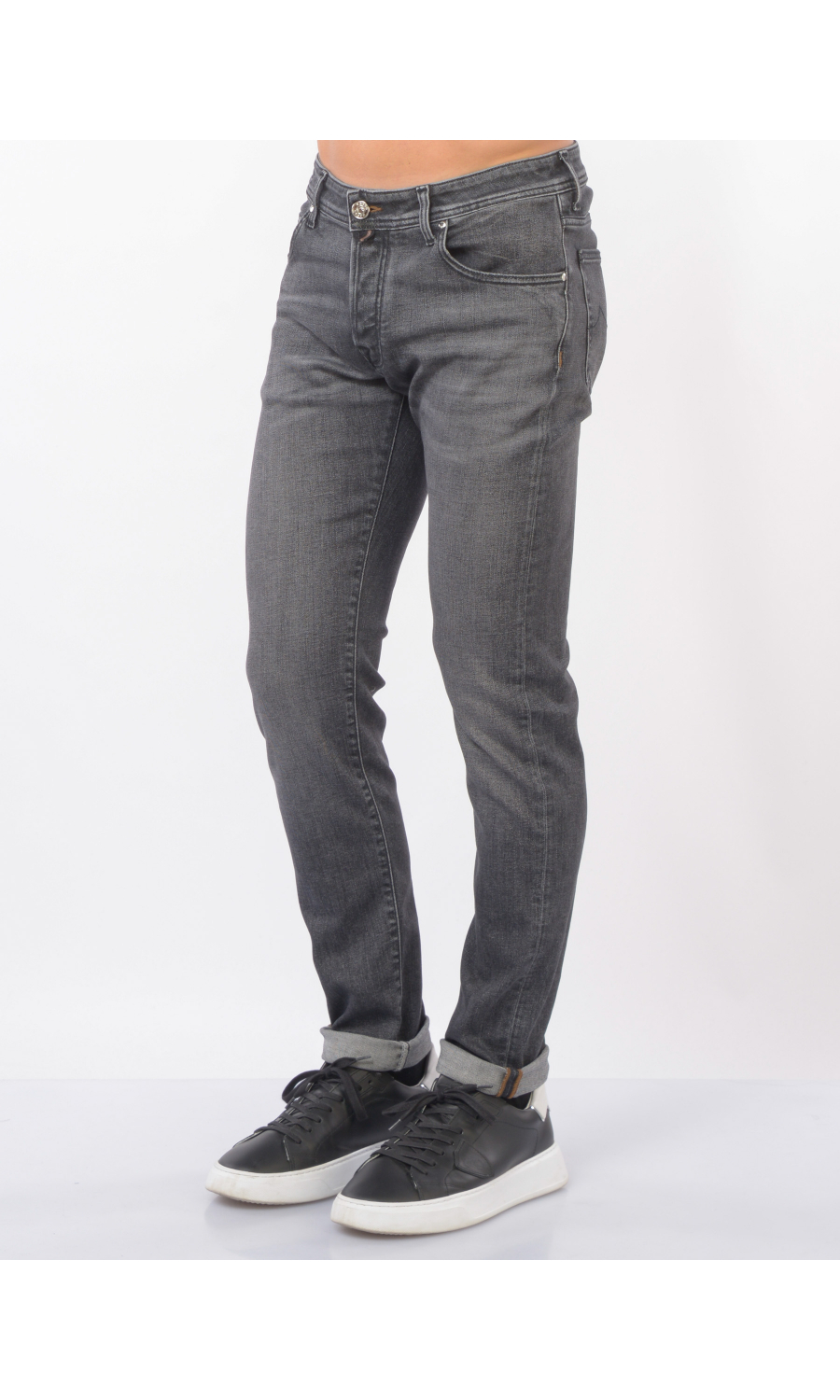 jeans da uomo Jacob Cohen cinque tasche stone washed
