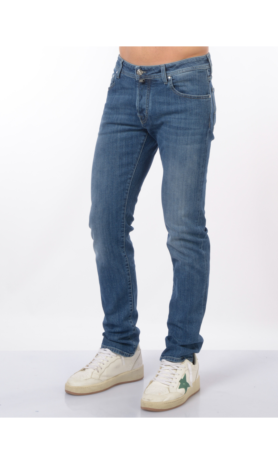 jeans da uomo Jacob Cohen cinque tasche stone washed