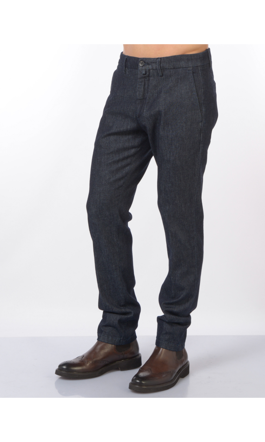 jeans da uomo Siviglia tasca america in cotone e cachemire