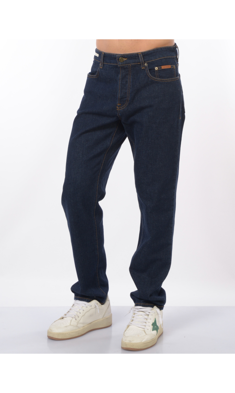 jeans da uomo Siviglia cinque tasche cuciture contrasto