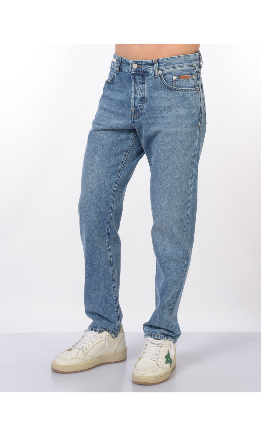 jeans da uomo Siviglia cinque tasche stone washed