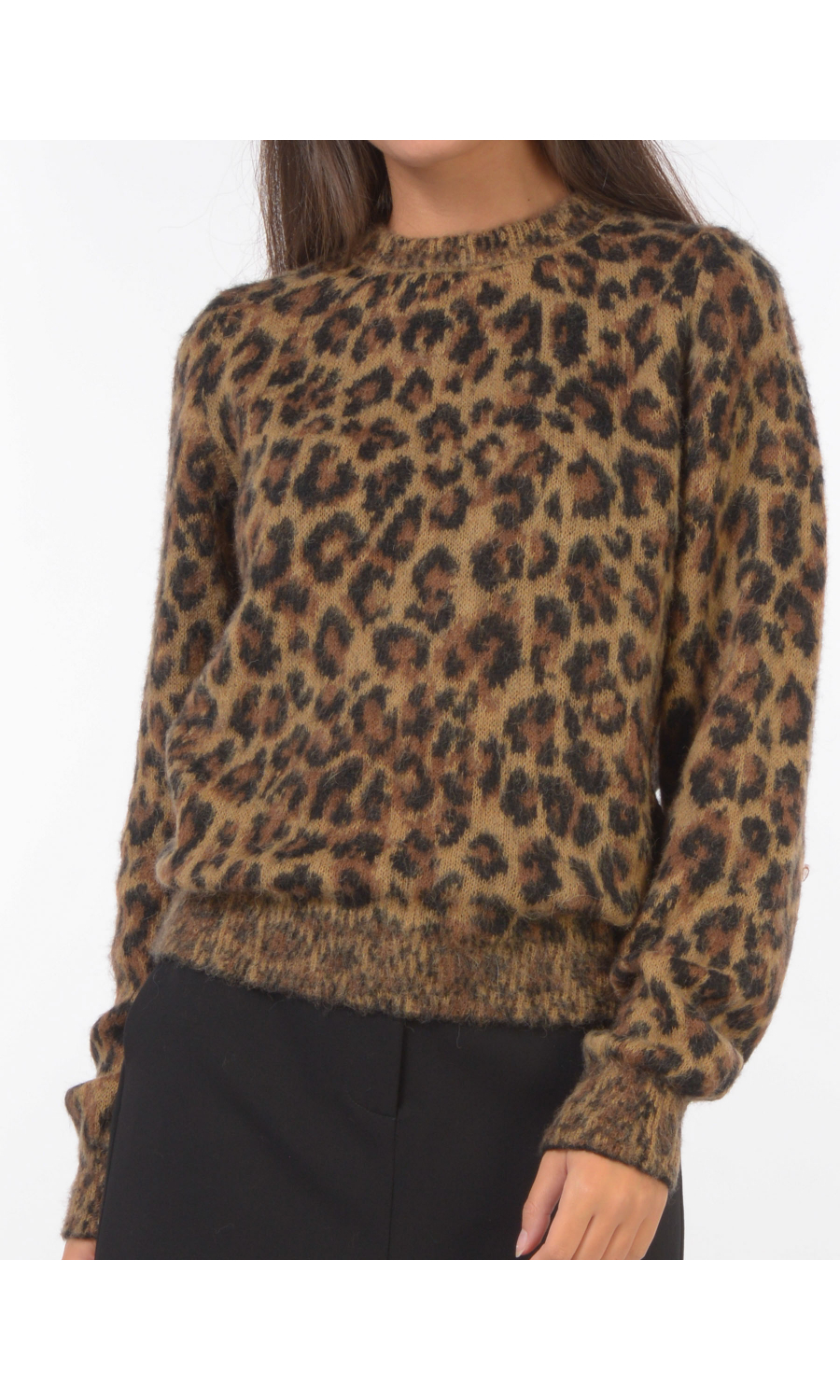 maglia da donna Aniye By girocollo animalier
