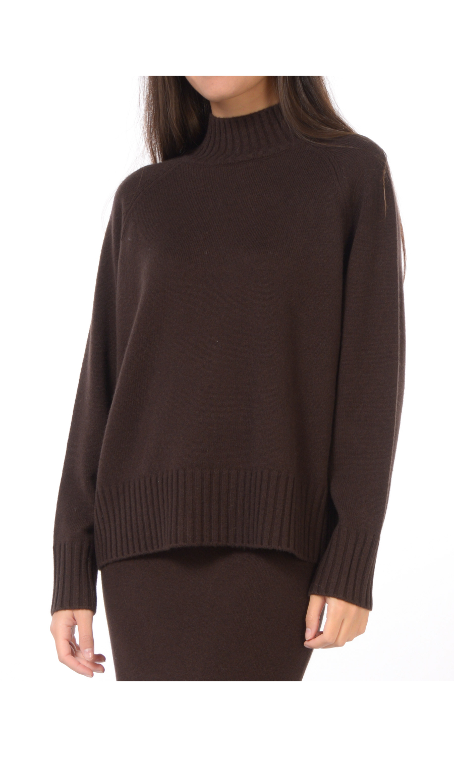 maglia da donna Icona By Kaos boxy con collo alto