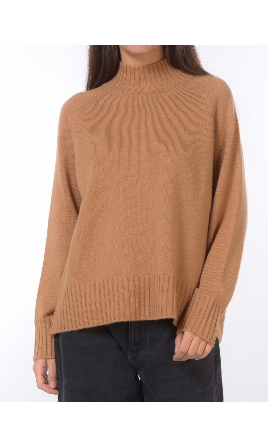 maglia da donna Icona By Kaos boxy con collo alto