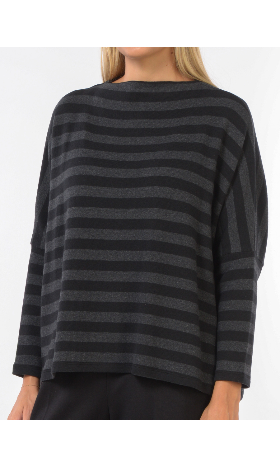 maglia da donna Jurere a righe con taglio a kimono