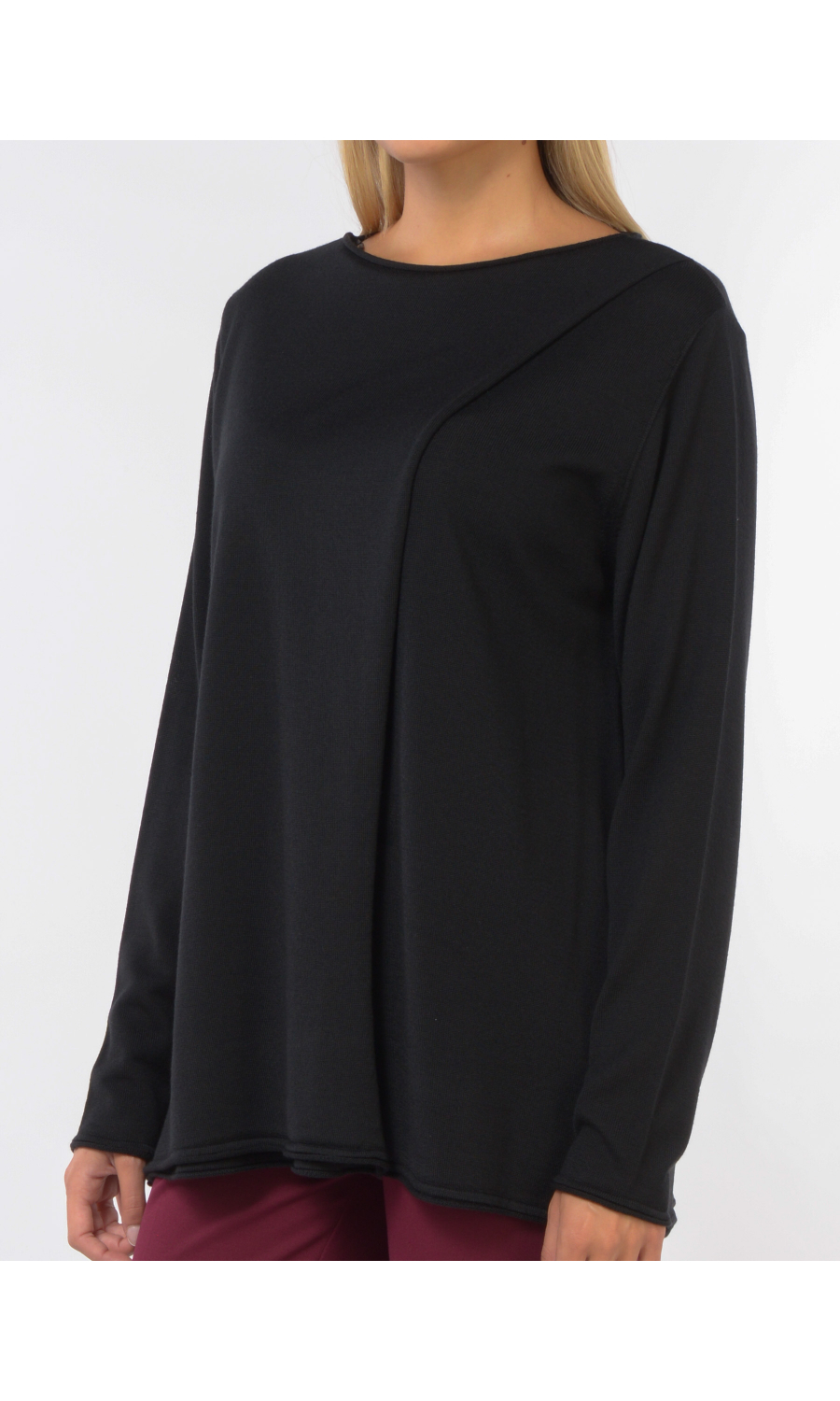 maglia da donna Jurere in lana con pannello