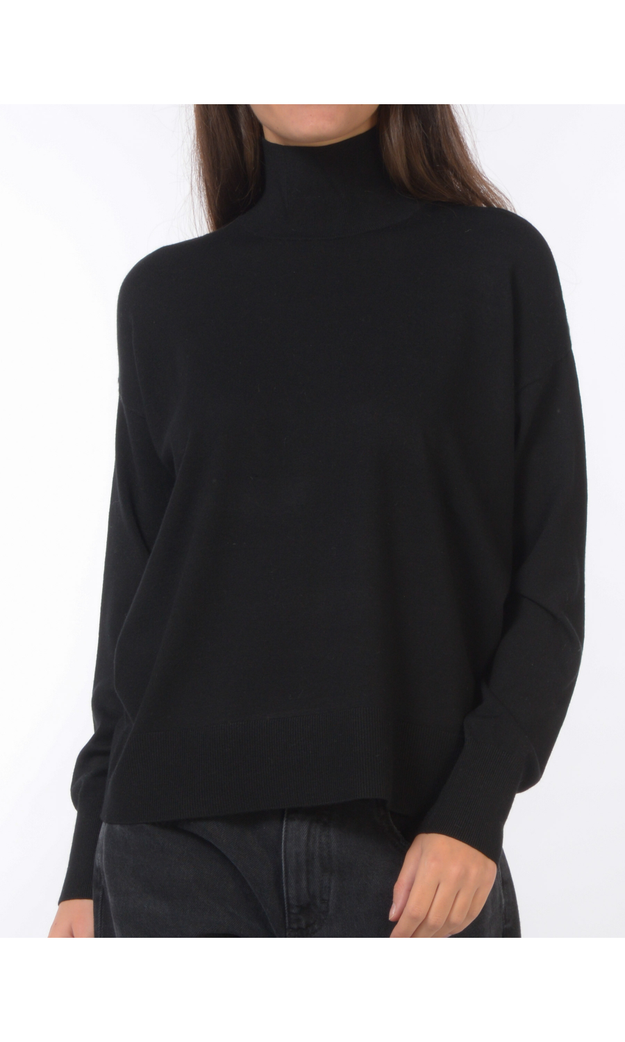 maglia da donna Kaos lupetto tinta unita