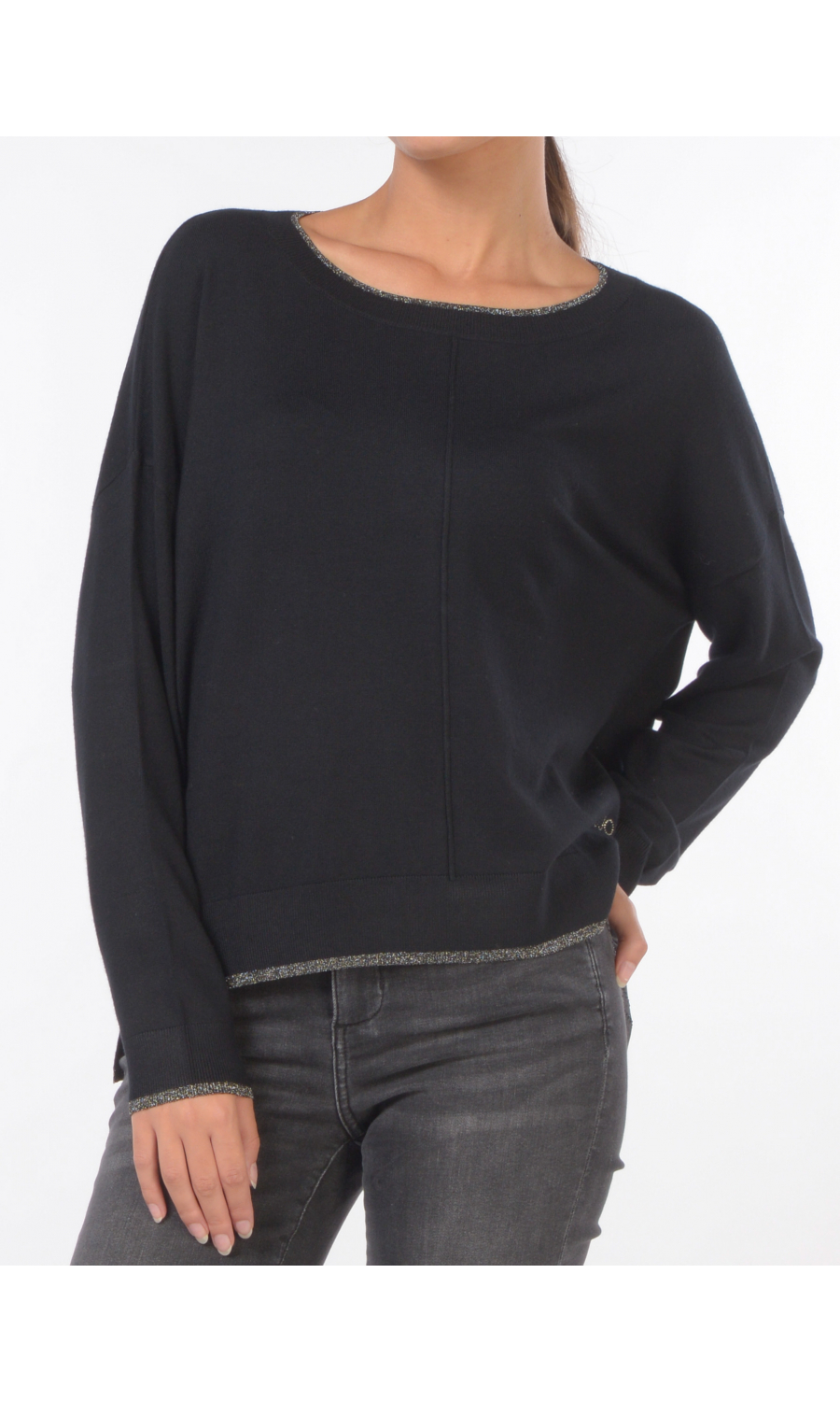 maglia da donna Liu Jo over con profili