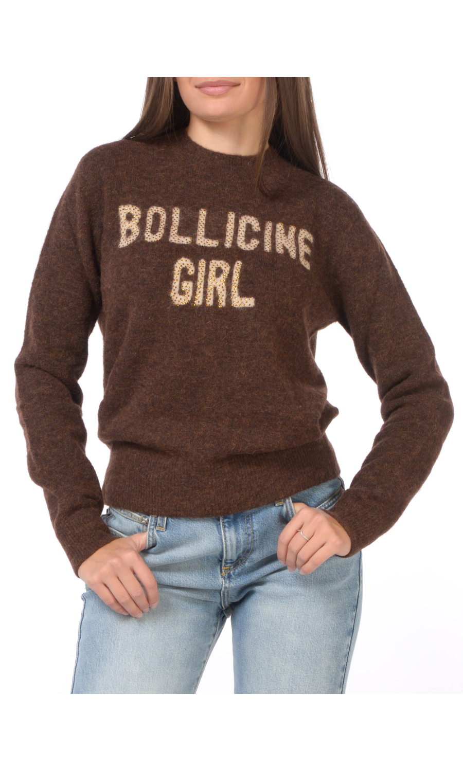 maglia da donna Mc2 Saint Barth girocollo bollicine girl