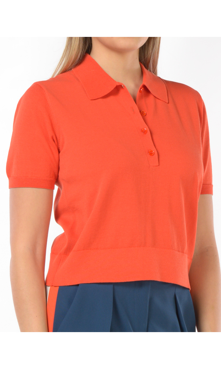 maglia da donna Patrizia Pepe a polo con bottoni