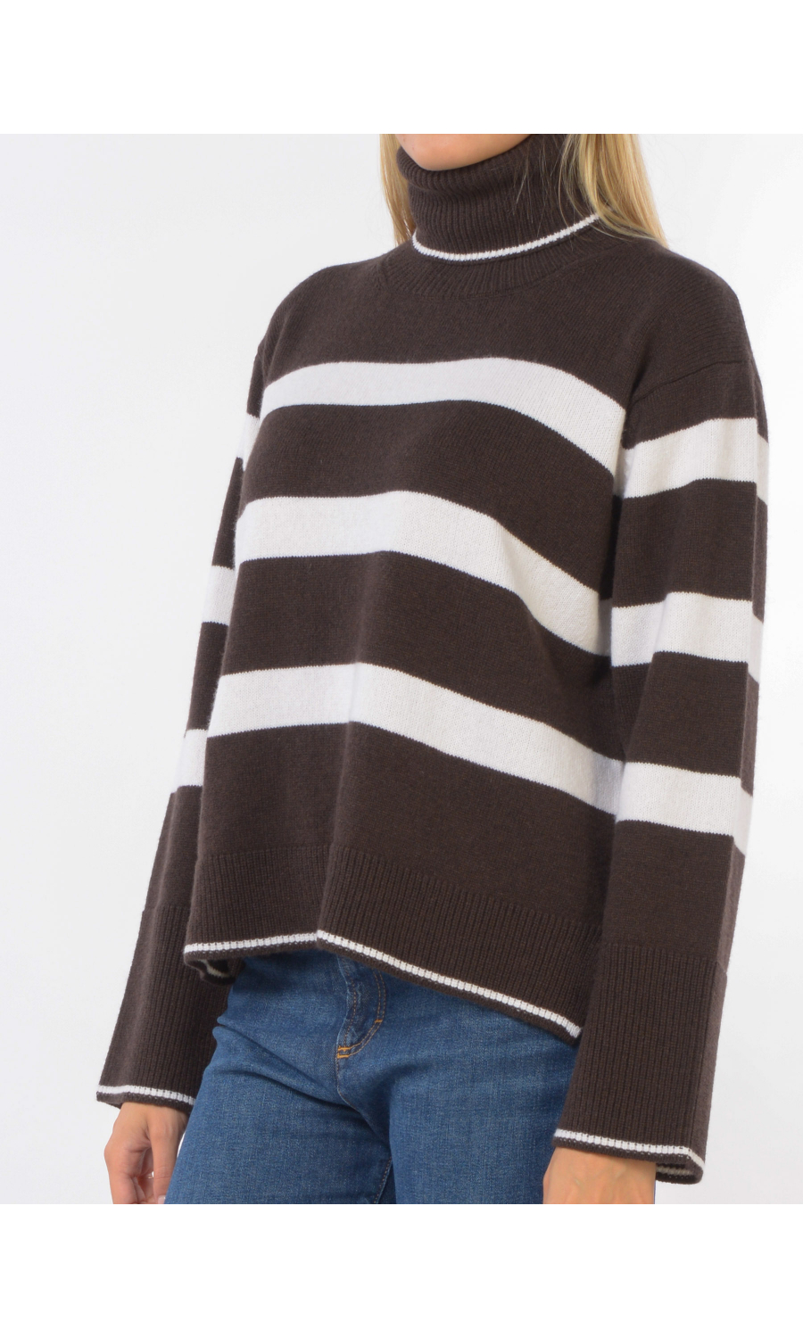 maglia da donna Seventy in lana a righe