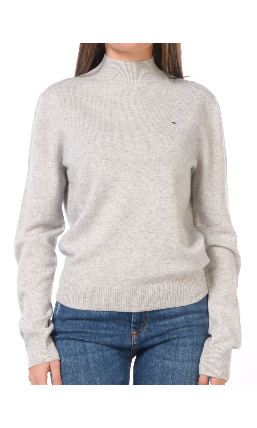 maglia da donna Tommy Hilfiger lupetto con logo