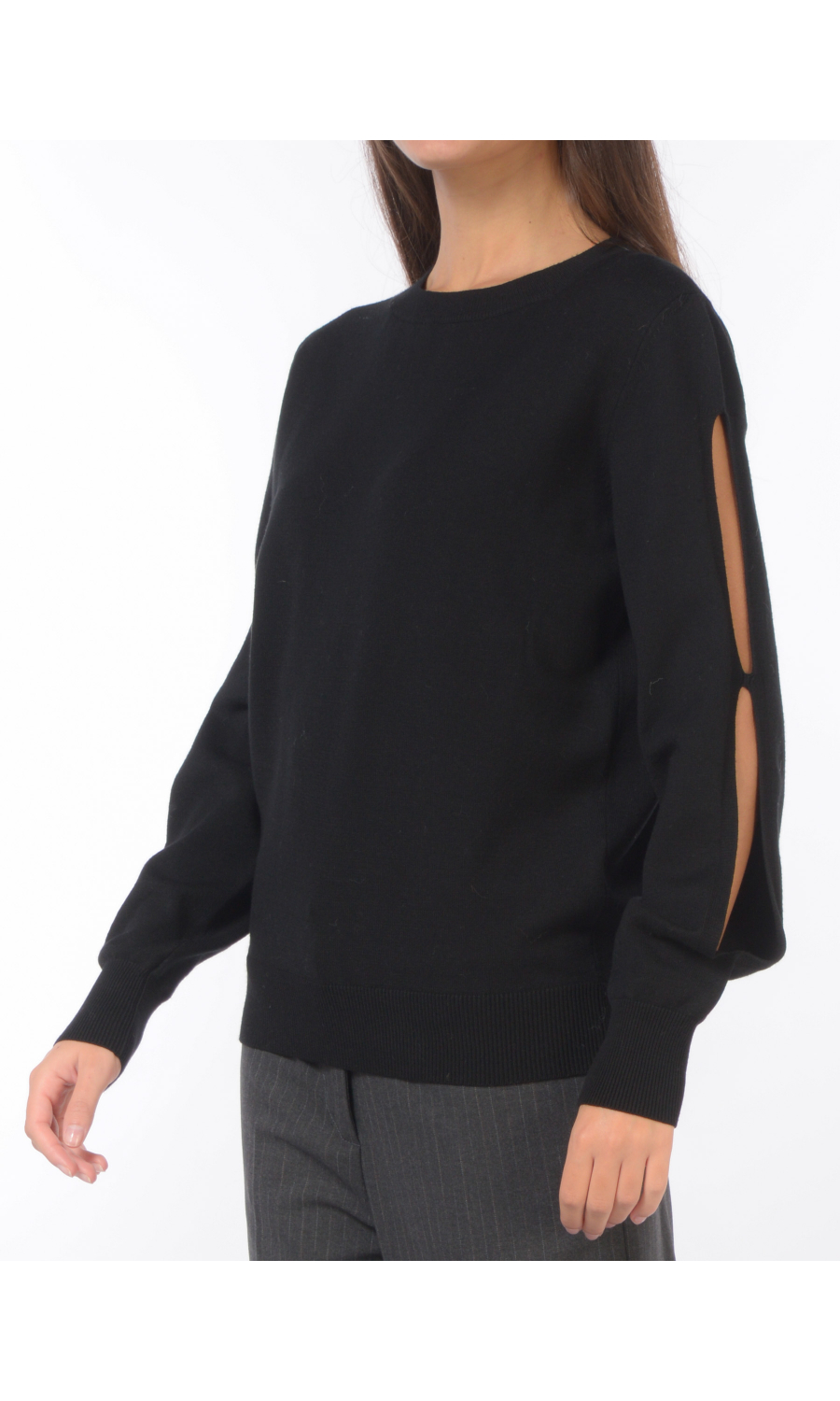 maglia da donna Twinset girocollo con aperture