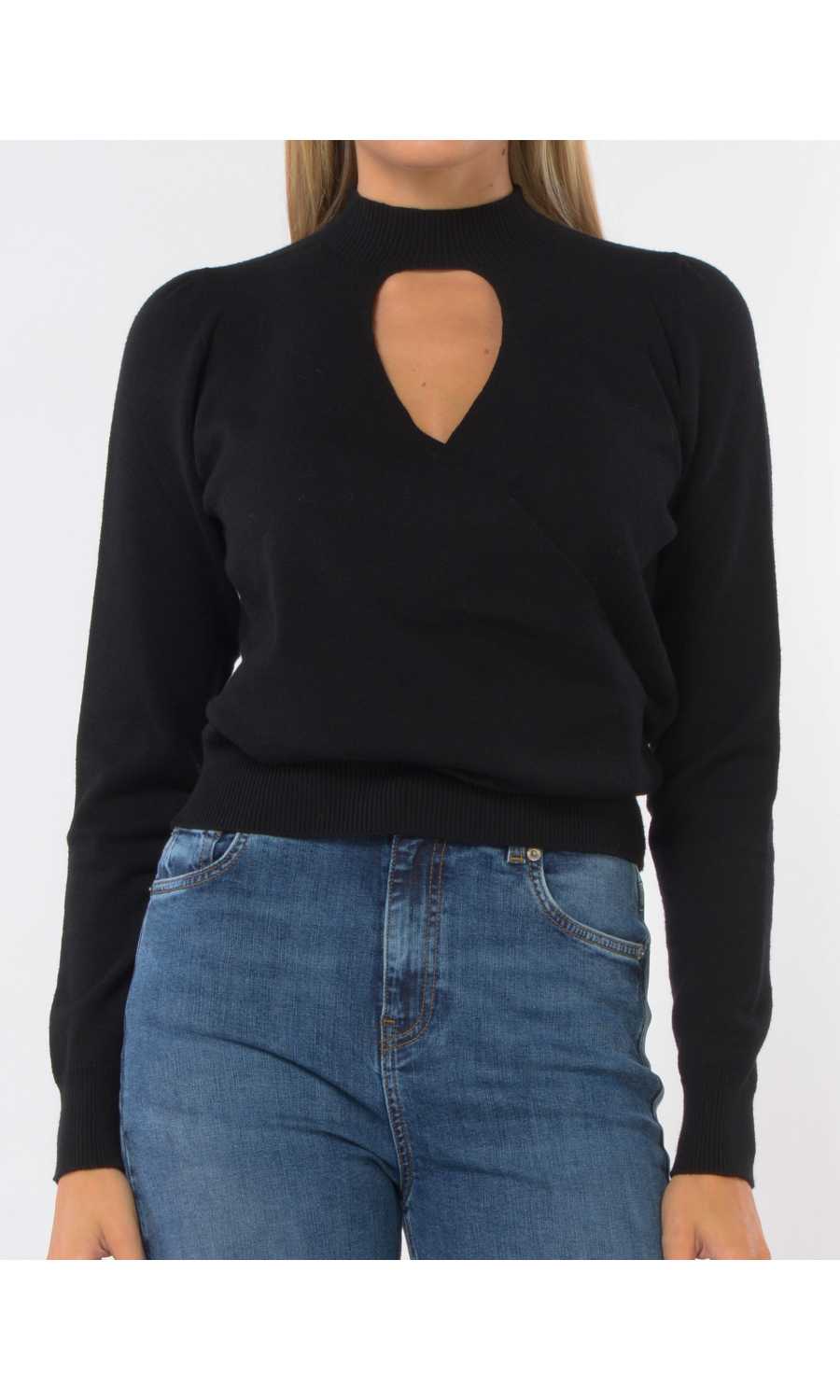 maglia da donna Twinset con cut-out e incrocio