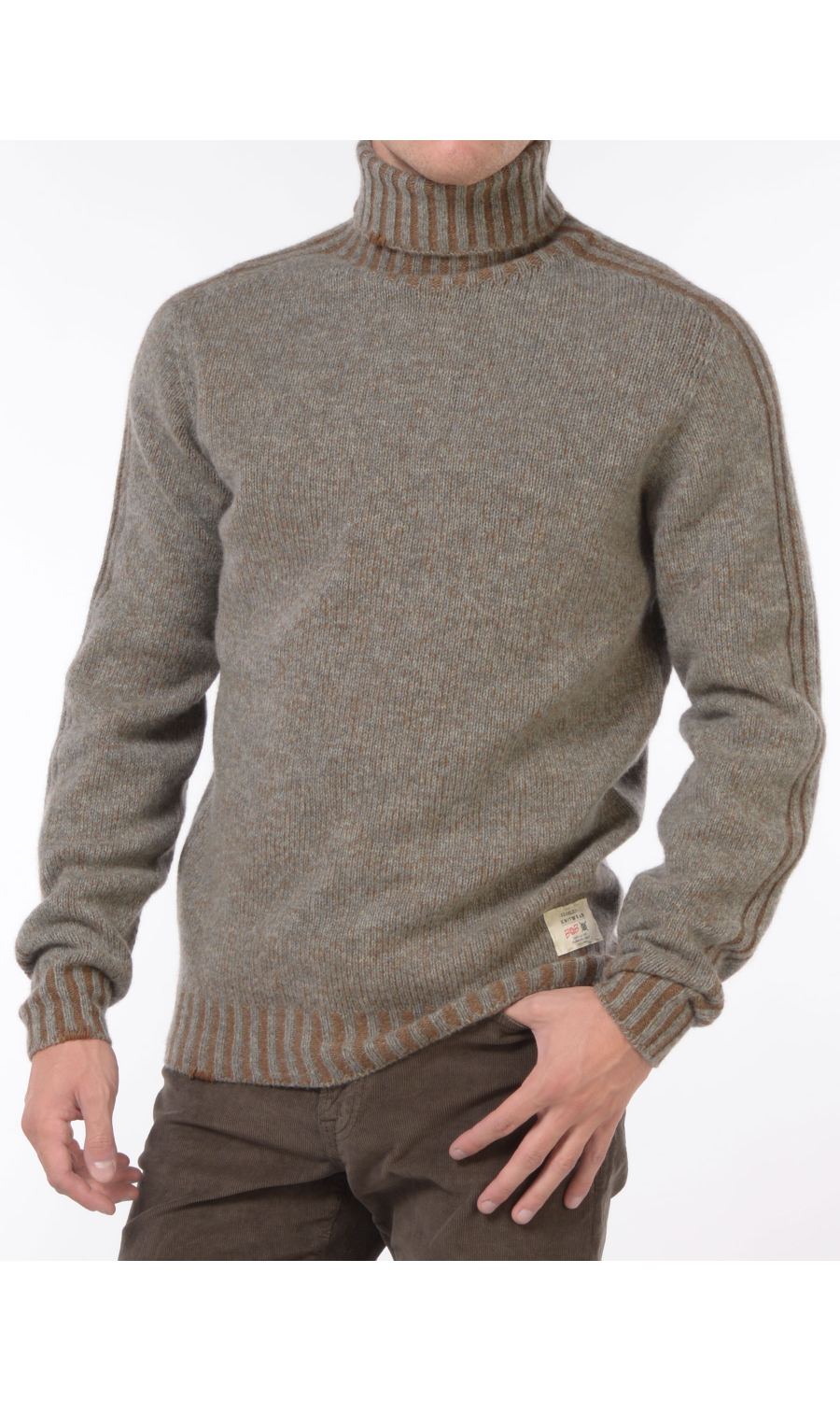 maglia da uomo Bob dolcevita melange