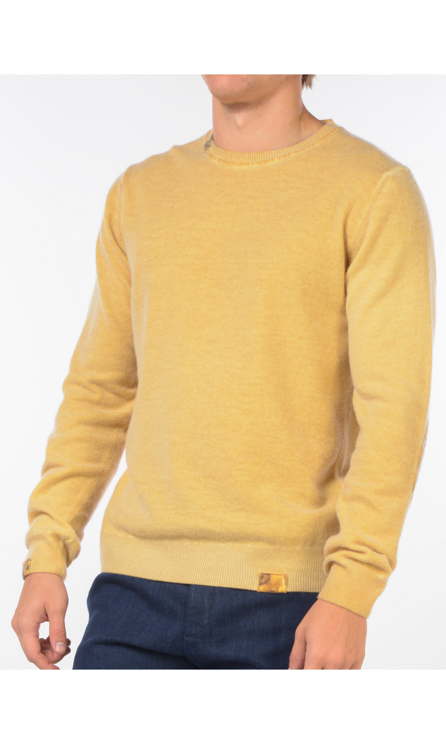 maglia da uomo Bob girocollo con toppe