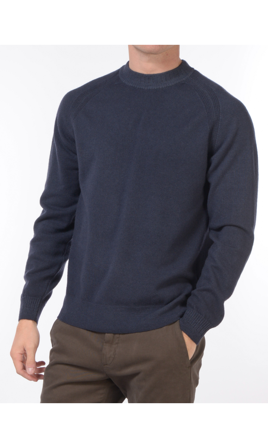 maglia da uomo Daniele Fiesoli girocollo lana e cachemire