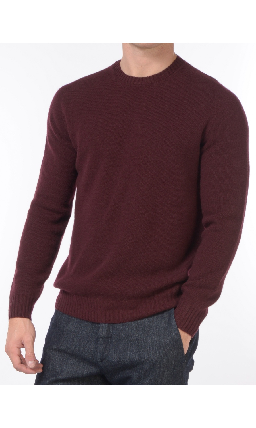 maglia da uomo Jeordies girocollo lana e cachemire