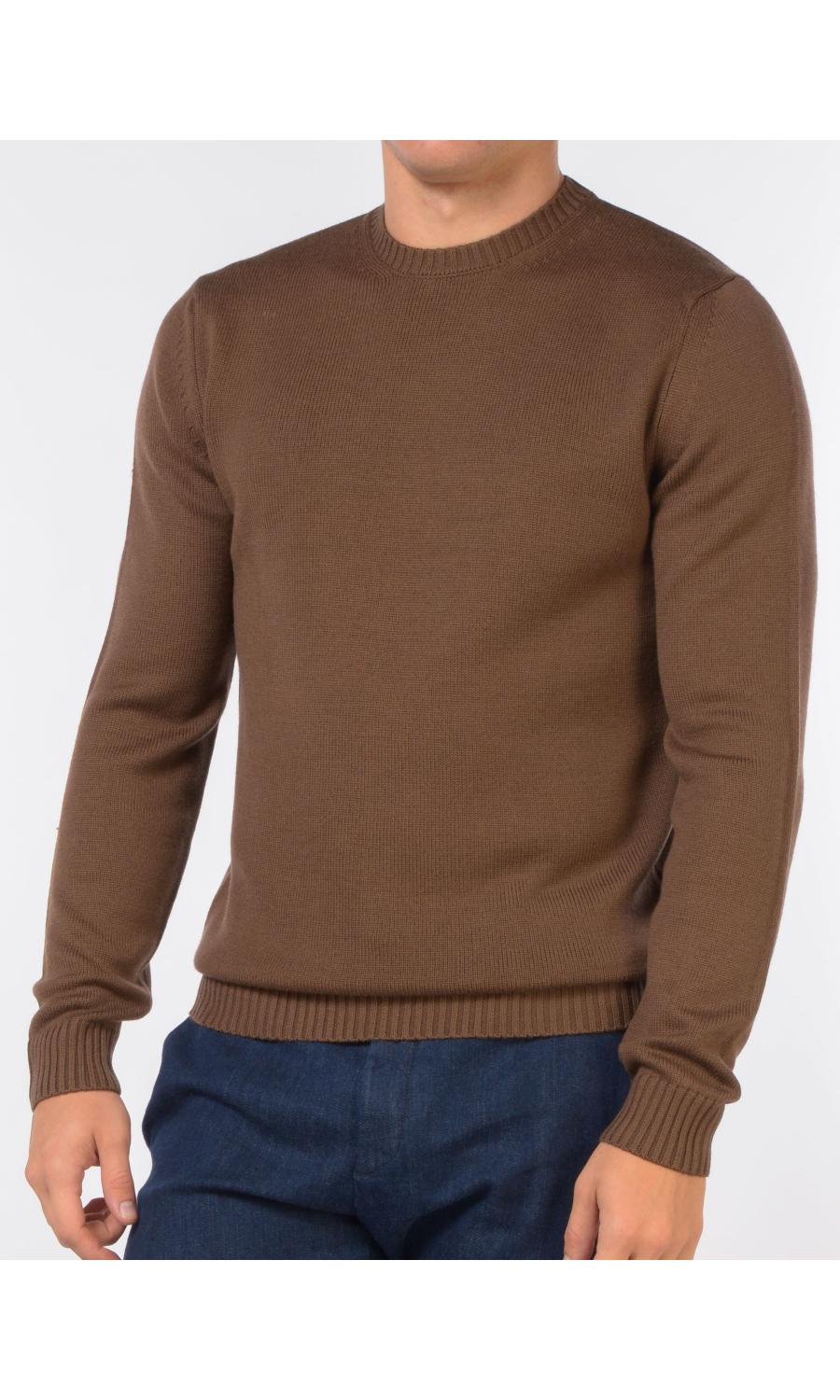 maglia da uomo Jeordies girocollo a coste sottili