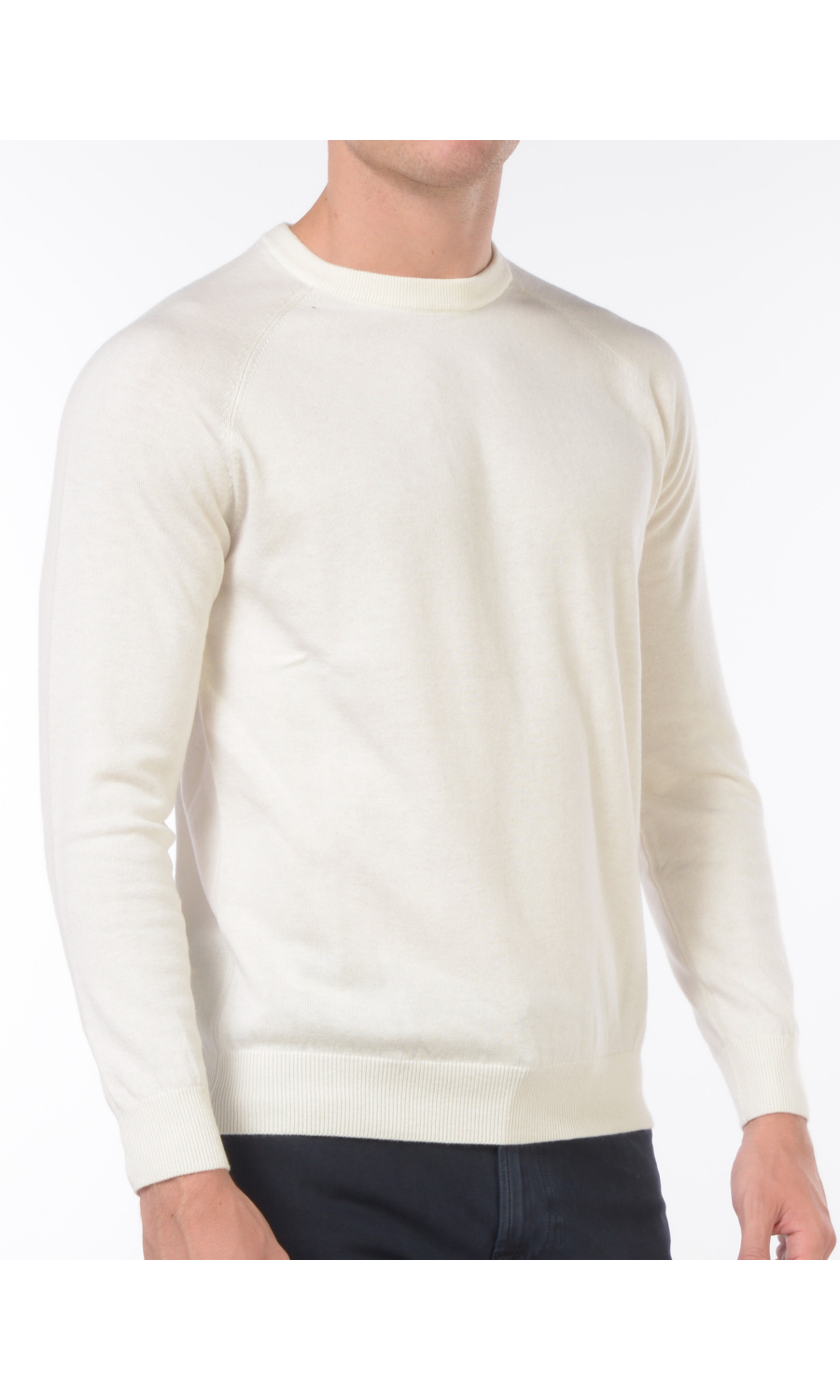 maglia da uomo Jeordies girocollo tinta unita