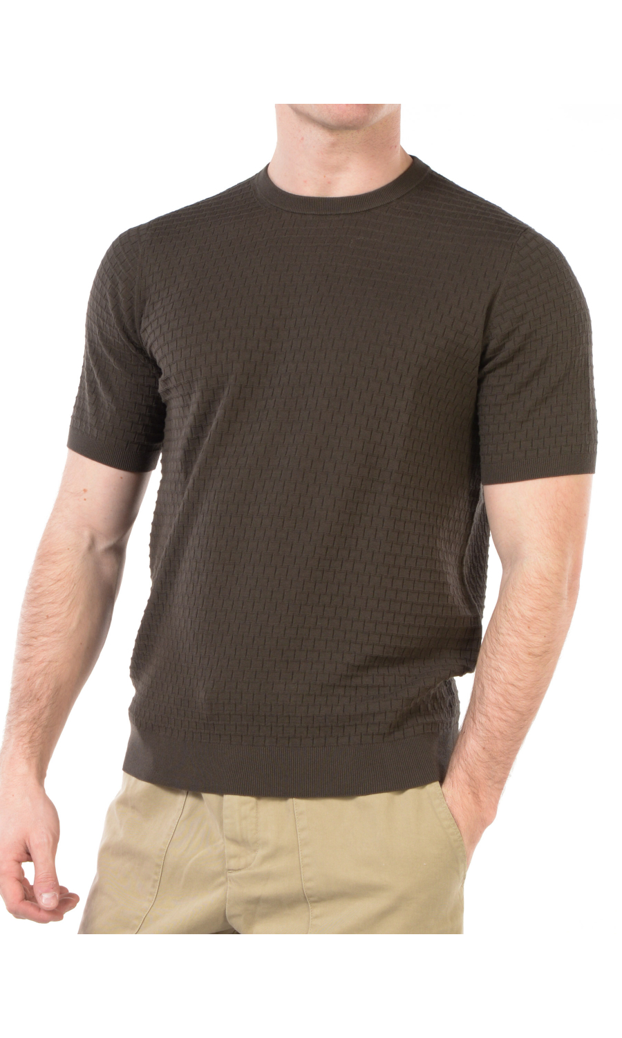 maglia da uomo Jeordies a manica corta con lavorazione