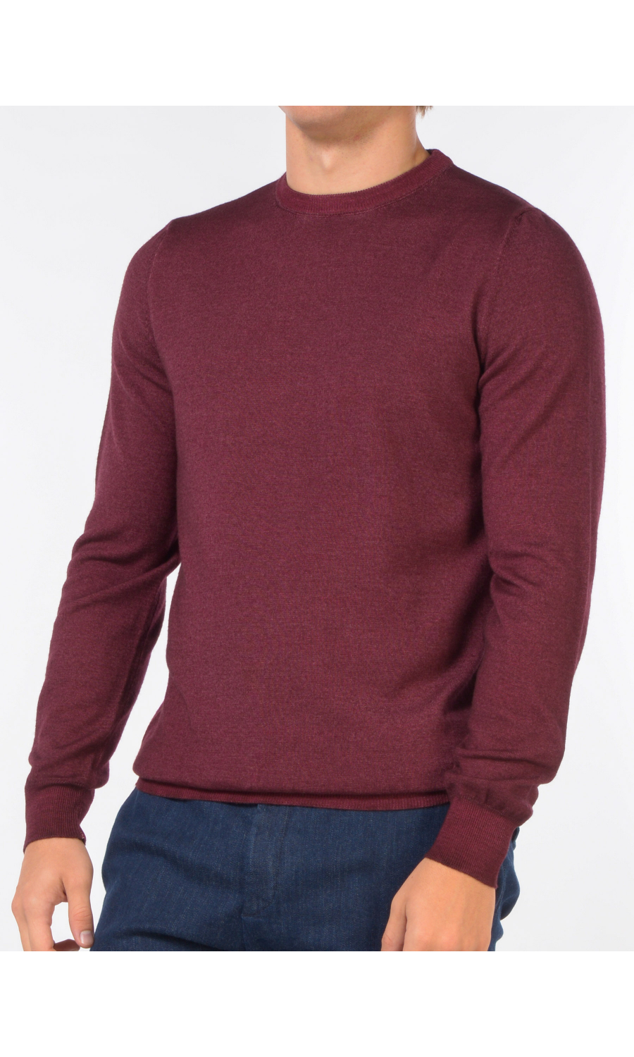 maglia da uomo Jeordies girocollo tinta unita