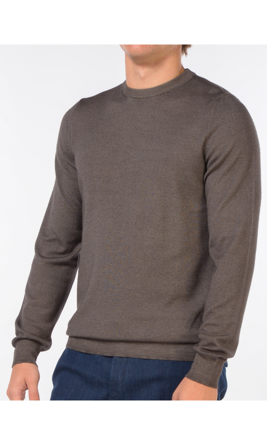 maglia da uomo Jeordies girocollo tinta unita