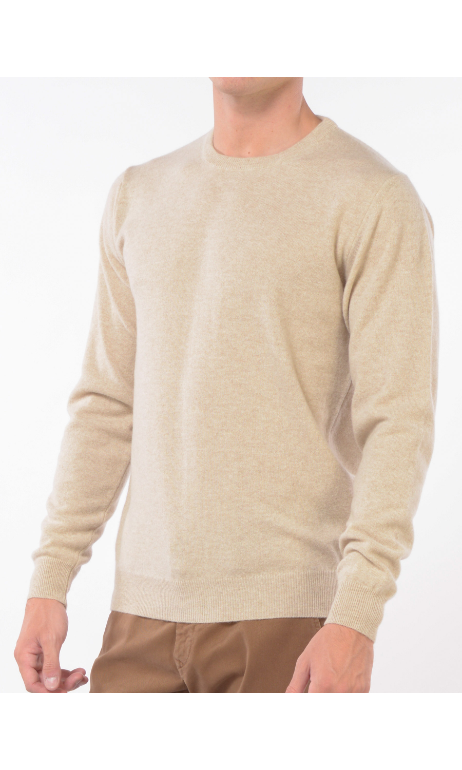 maglia da uomo Jeordies girocollo lana e cachemire