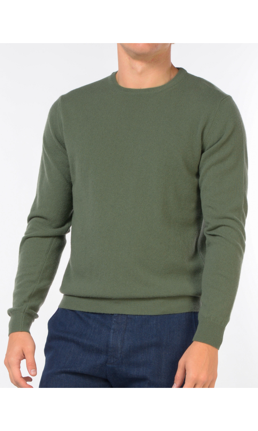 maglia da uomo Jeordies girocollo lana e cachemire