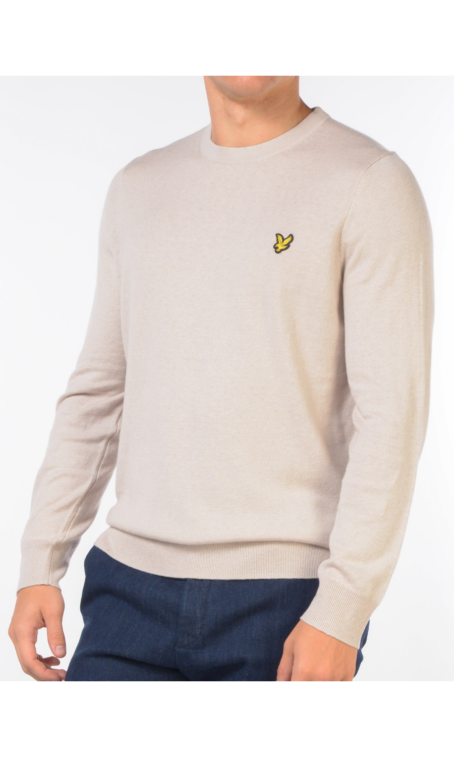 maglia da uomo Lyle&Scott girocollo con logo