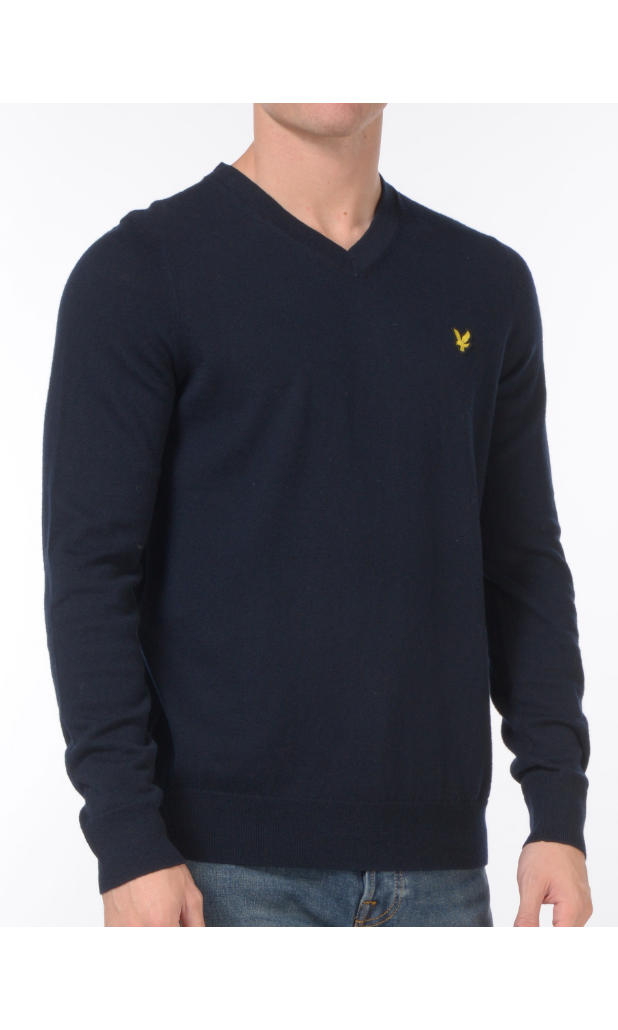 maglia da uomo Lyle&Scott scollo a V con logo