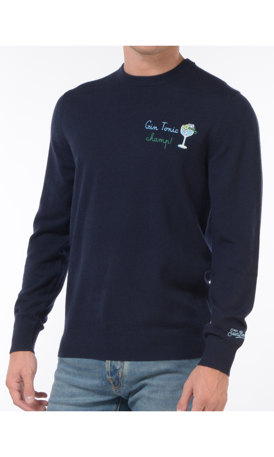 maglia da uomo Mc2 Saint Barth girocollo gin tonic champ