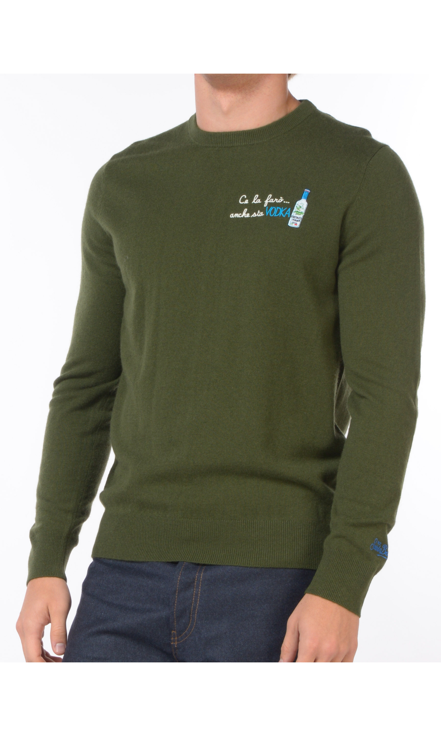 maglia da uomo Mc2 Saint Barth girocollo tema vodka