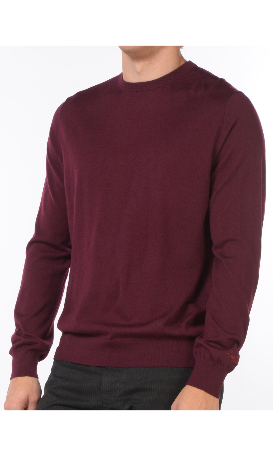 maglia da uomo Mc2 Saint Barth girocollo con logo