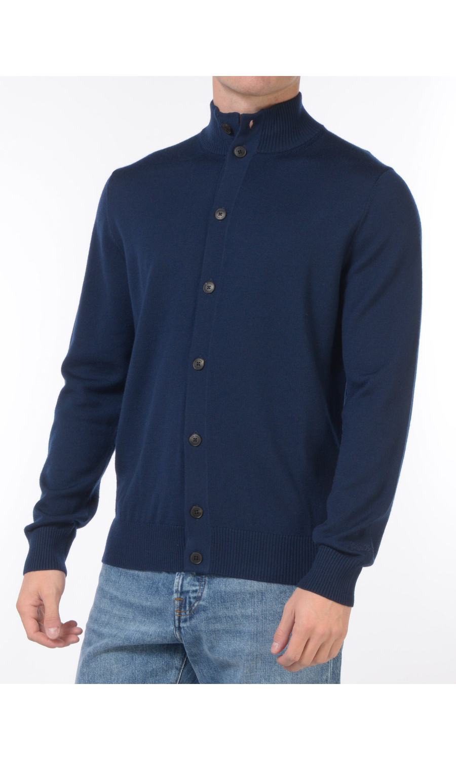 maglia da uomo Mc2 Saint Barth lupetto con bottoni