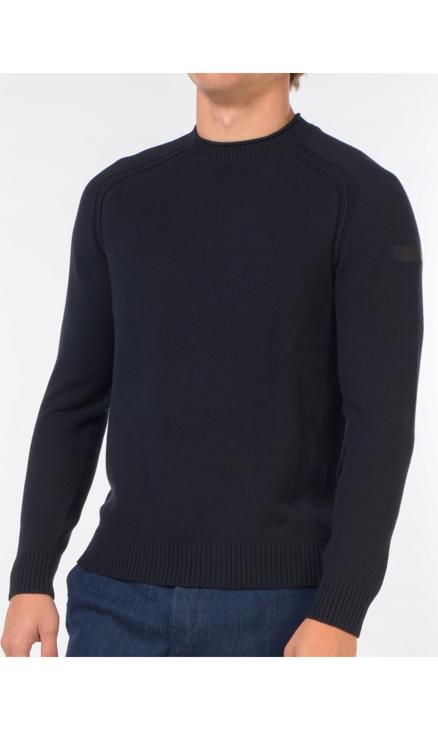 maglia da uomo girocollo con logo