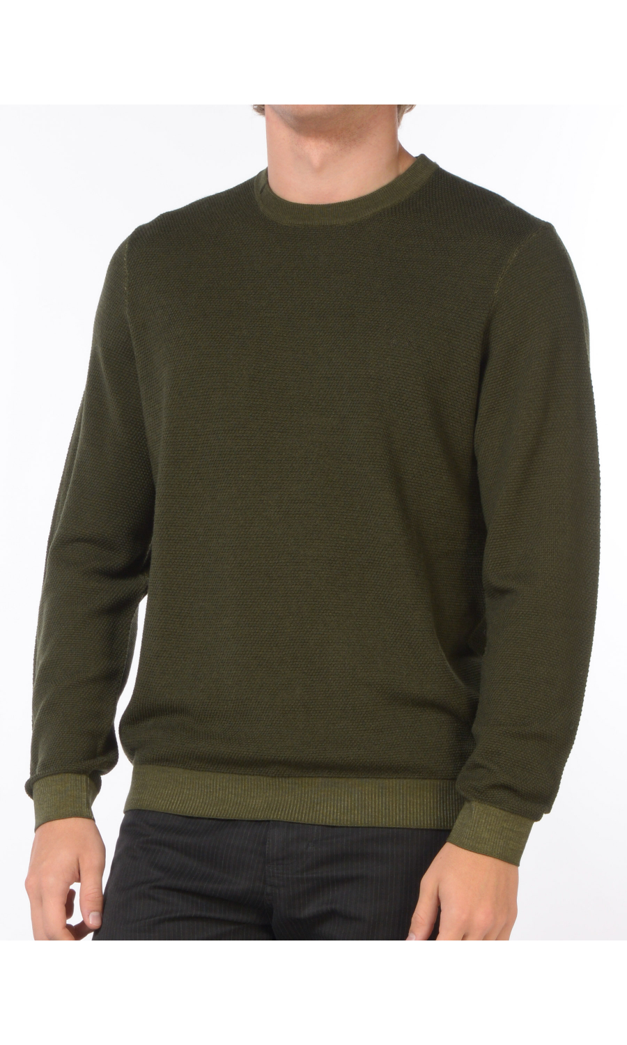 maglia da uomo Sun68 microlavorata con logo